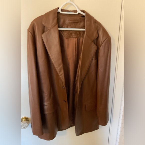 Roundtree & Yorke Lamb leather jacket